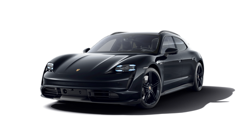 Porsche Taycan Turbo Sport Turismo in Jet Black Metallic MY2023