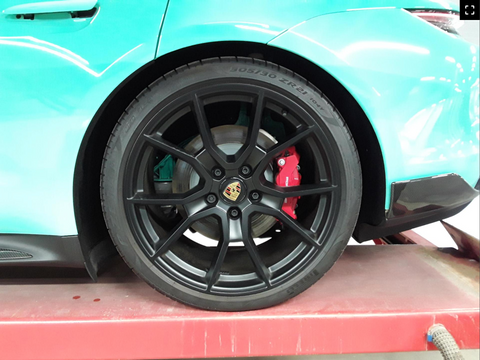 Porsche Taycan GTS Sport Turismo in PTS Mintgreen MY2023