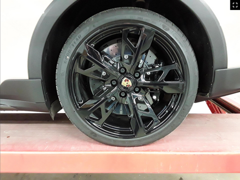 Porsche Taycan Turbo S Cross Turismo in Coffee Beige Metallic MY2022