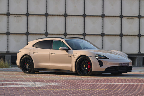 Porsche Taycan GTS Sport Turismo in Coffee Beige Metallic MY2023