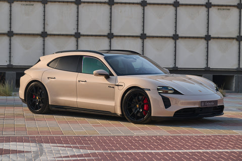 Porsche Taycan GTS Sport Turismo in Coffee Beige Metallic MY2023