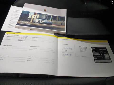 Porsche Taycan GTS Sport Turismo in white MY2023