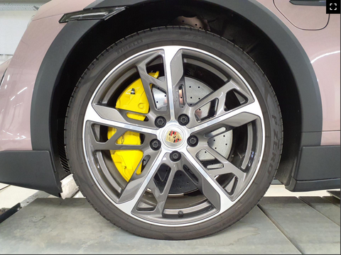 Porsche Taycan Turbo S Cross Turismo in Frozen Berry Metallic MY2022