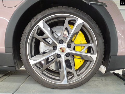 Porsche Taycan Turbo S Cross Turismo in Frozen Berry Metallic MY2022