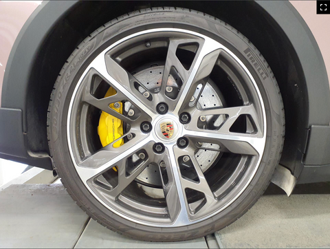 Porsche Taycan Turbo S Cross Turismo in Frozen Berry Metallic MY2022