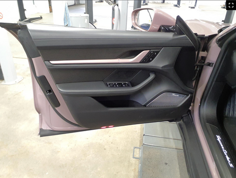 Porsche Taycan Turbo S Cross Turismo in Frozen Berry Metallic MY2022