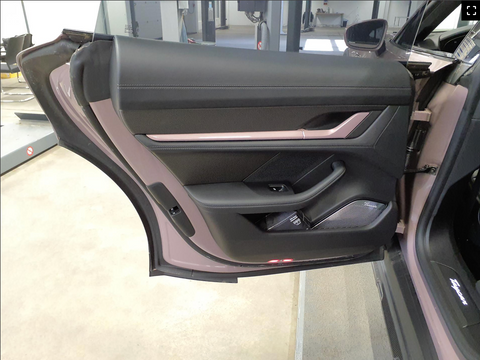 Porsche Taycan Turbo S Cross Turismo in Frozen Berry Metallic MY2022