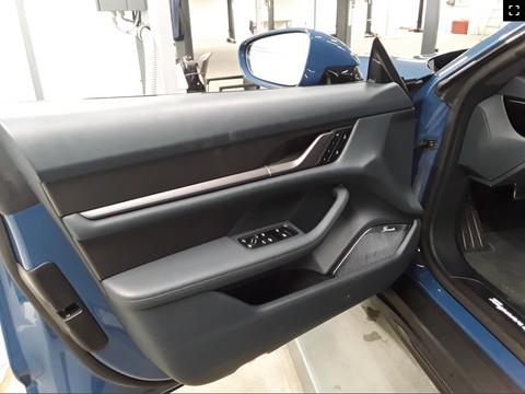 Porsche Taycan Turbo S Cross Turismo in Neptune Blue MY2022
