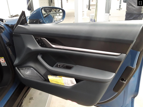 Porsche Taycan Turbo S Cross Turismo in Neptune Blue MY2022