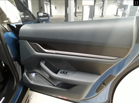 Porsche Taycan Turbo S Cross Turismo in Neptune Blue MY2022