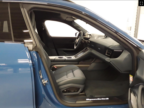 Porsche Taycan Turbo S Cross Turismo in Neptune Blue MY2022
