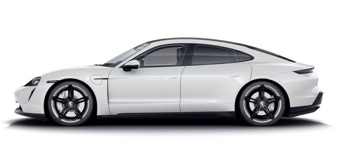 Porsche Taycan Sport Limousine in Carrara White Metallic MY 2022