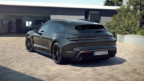 Porsche Taycan Turbo Sport Turismo in Jet Black Metallic MY2023