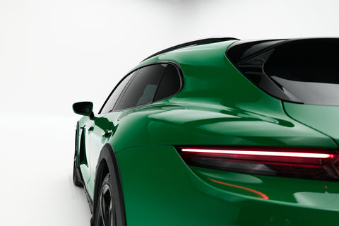 Porsche Taycan Turbo Cross Turismo in PTS Viper Green MY2022