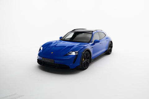 Porsche Taycan Turbo S Cross Turismo in PTS Voodoo Blue MY2022