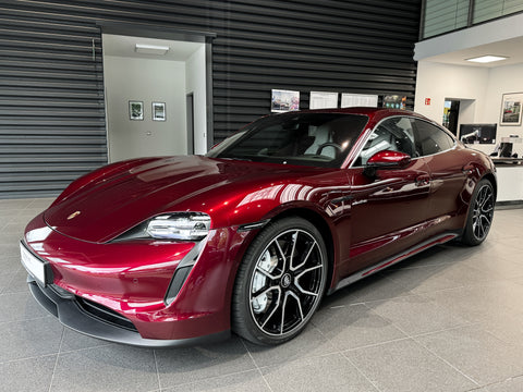 Porsche Taycan Sport Limousine in Cherry Metallic MY2022