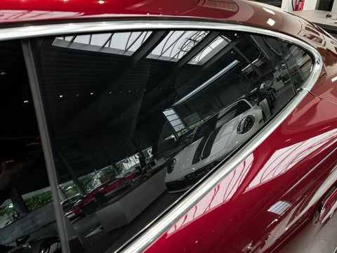 Porsche Taycan Sport Limousine in Cherry Metallic MY2022