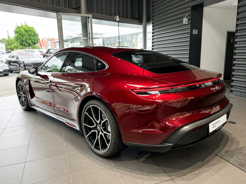 Porsche Taycan Sport Limousine in Cherry Metallic MY2022