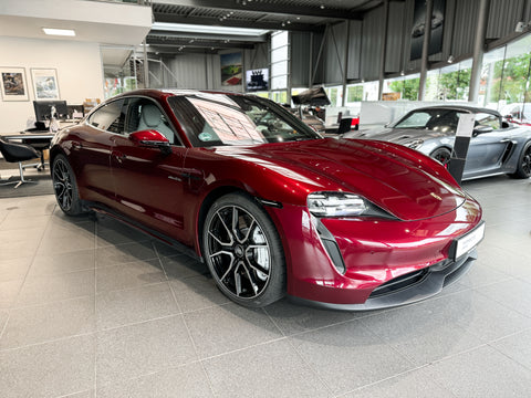 Porsche Taycan Sport Limousine in Cherry Metallic MY2022