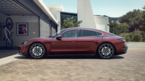 Porsche Taycan Sport Limousine in Cherry Metallic MY2022