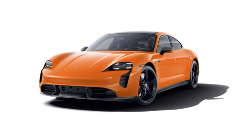 Porsche Taycan Turbo Sport Limousine in PTS Pastelorange MY2023 | Celerity