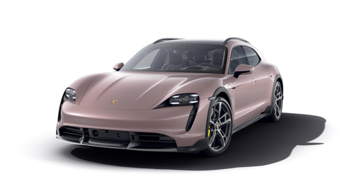 Porsche Taycan Turbo S Cross Turismo in Frozen Berry Metallic MY2022