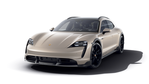 Porsche Taycan Turbo S Cross Turismo in Coffee Beige Metallic MY2022