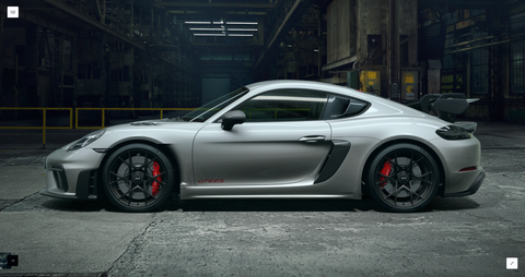 Porsche Cayman GT4 RS Consignment Vehicle