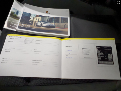 Porsche Taycan Turbo S Sport Limousine in Coffee Beige Metallic MY2023