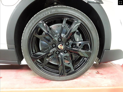 Porsche Taycan Turbo S Cross Turismo in Coffee Beige Metallic MY2022