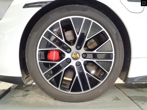 Porsche Taycan GTS Sport Turismo in white MY2023