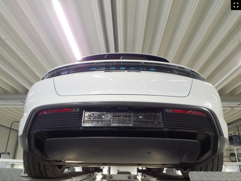 Porsche Taycan GTS Sport Turismo in white MY2023