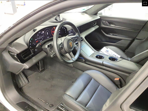 Porsche Taycan GTS Sport Turismo in white MY2023