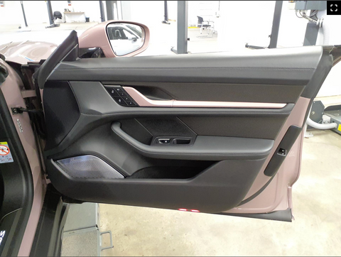 Porsche Taycan Turbo S Cross Turismo in Frozen Berry Metallic MY2022