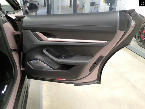Porsche Taycan Turbo S Cross Turismo in Frozen Berry Metallic MY2022