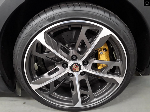 Porsche Taycan Turbo S Cross Turismo in Neptune Blue MY2022