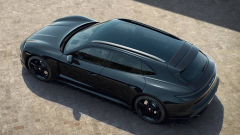 Porsche Taycan Turbo Sport Turismo in Jet Black Metallic MY2023