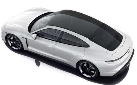 Porsche Taycan Sport Limousine in Carrara White Metallic MY 2022