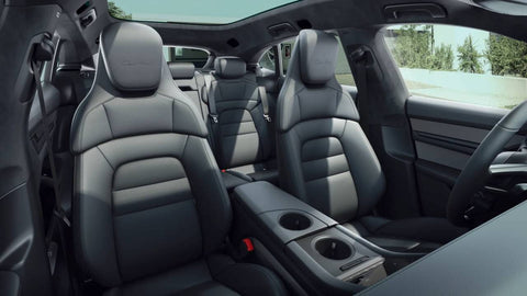 Porsche Taycan Turbo Sport Turismo in Jet Black Metallic MY2023