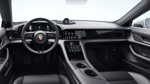 Porsche Taycan Sport Limousine in Carrara White Metallic MY 2022