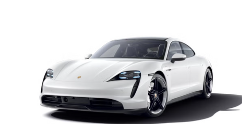 Porsche Taycan Sport Limousine in Carrara White Metallic MY 2022