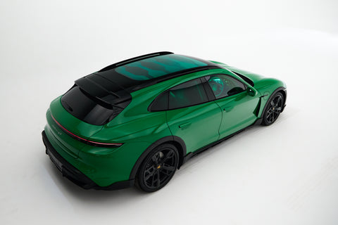 Porsche Taycan Turbo Cross Turismo in PTS Viper Green MY2022