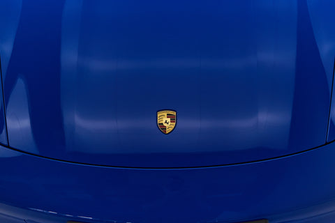 Porsche Taycan Turbo S Cross Turismo in PTS Voodoo Blue MY2022