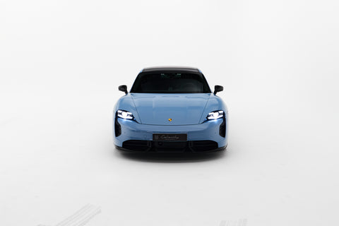 Porsche Taycan GTS Sport Limousine in Frozen Blue Metallic MY 2023