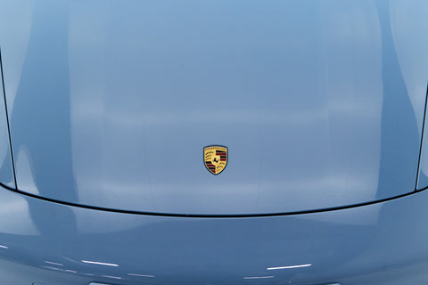 Porsche Taycan GTS Sport Limousine in Frozen Blue Metallic MY 2023
