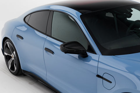 Porsche Taycan GTS Sport Limousine in Frozen Blue Metallic MY 2023