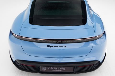 Porsche Taycan GTS Sport Limousine in Frozen Blue Metallic MY 2023