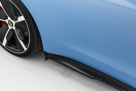 Porsche Taycan GTS Sport Limousine in Frozen Blue Metallic MY 2023