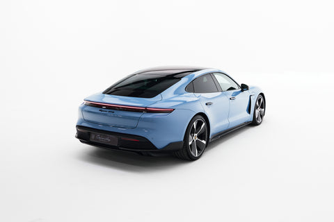 Porsche Taycan GTS Sport Limousine in Frozen Blue Metallic MY 2023