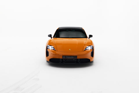 Porsche Taycan Turbo Sport Limousine in PTS Pastelorange MY2023